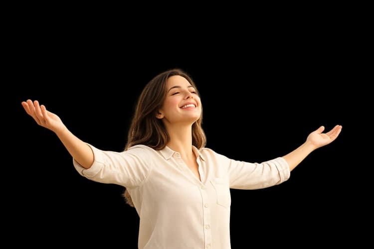 Glutathoine bright healthy looking women