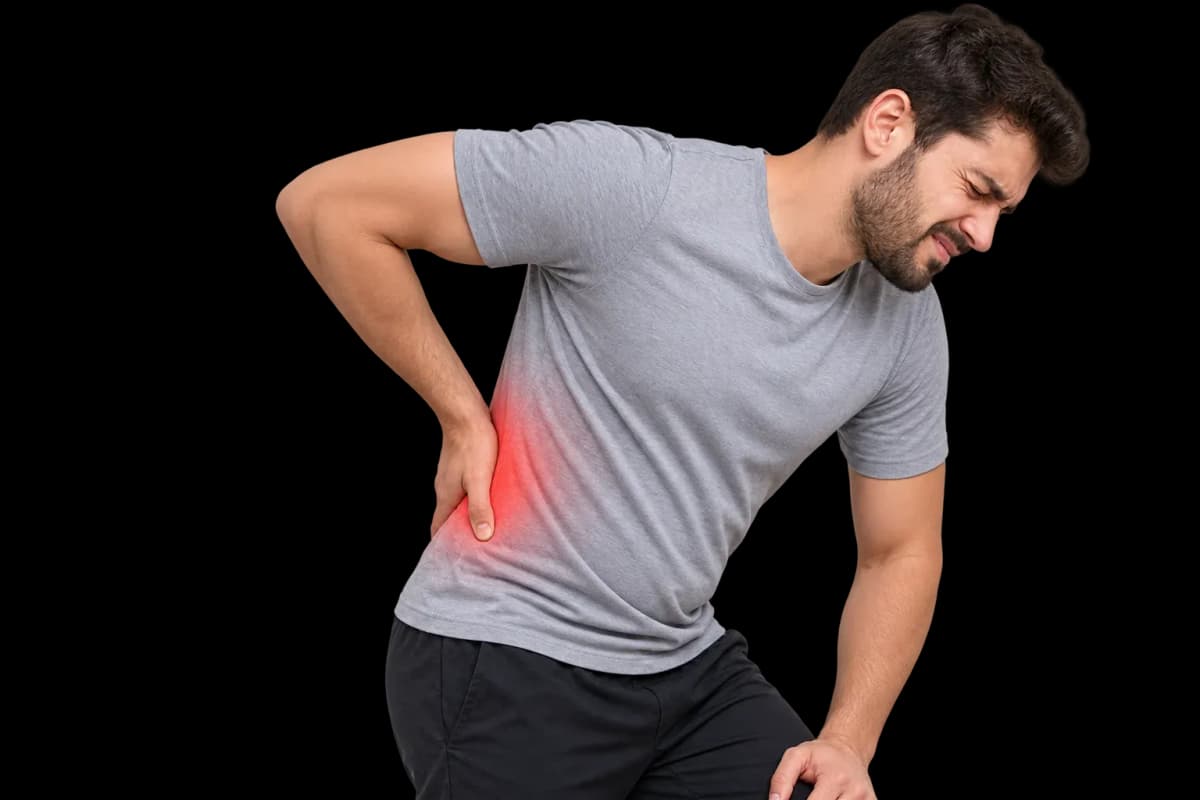 Women experiencing lower backpain