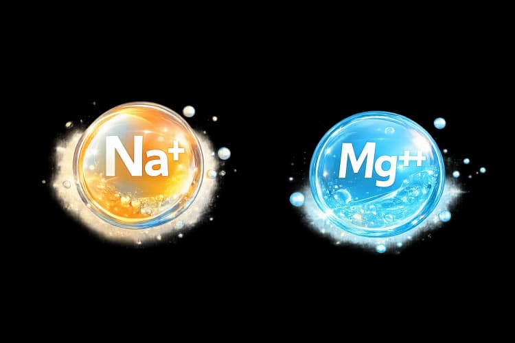 Sodium magnesium electrolyte hydration