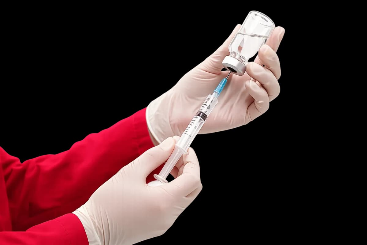 Injection preparation by DHA-licensed nurse