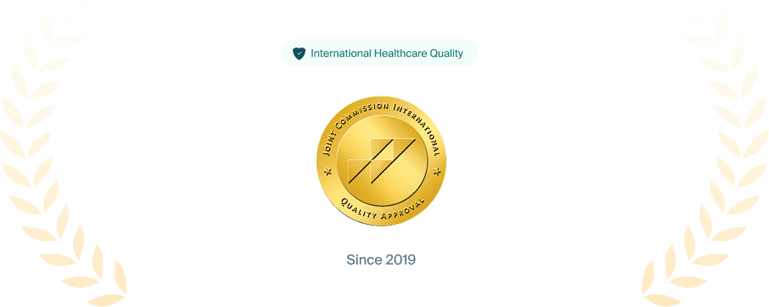 JCI accreditation certification logo validating First Response Healthcare quality standards.