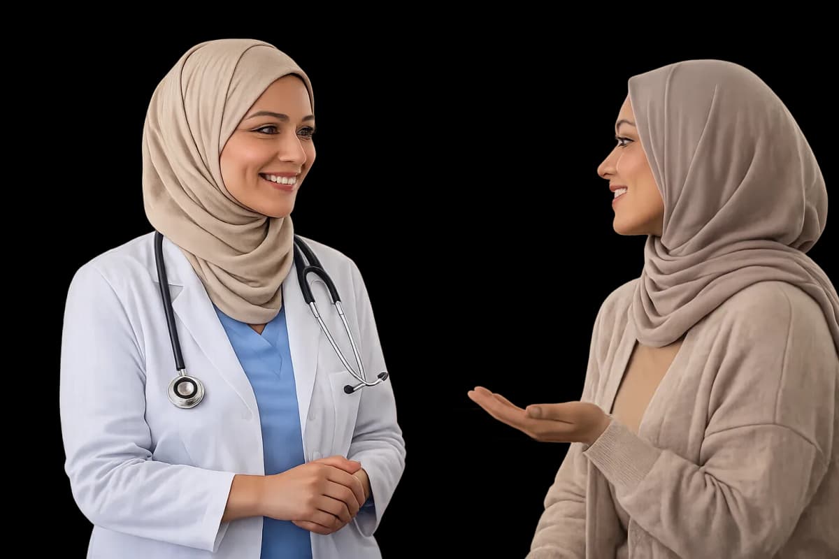 Doctor patient consultation Riyadh