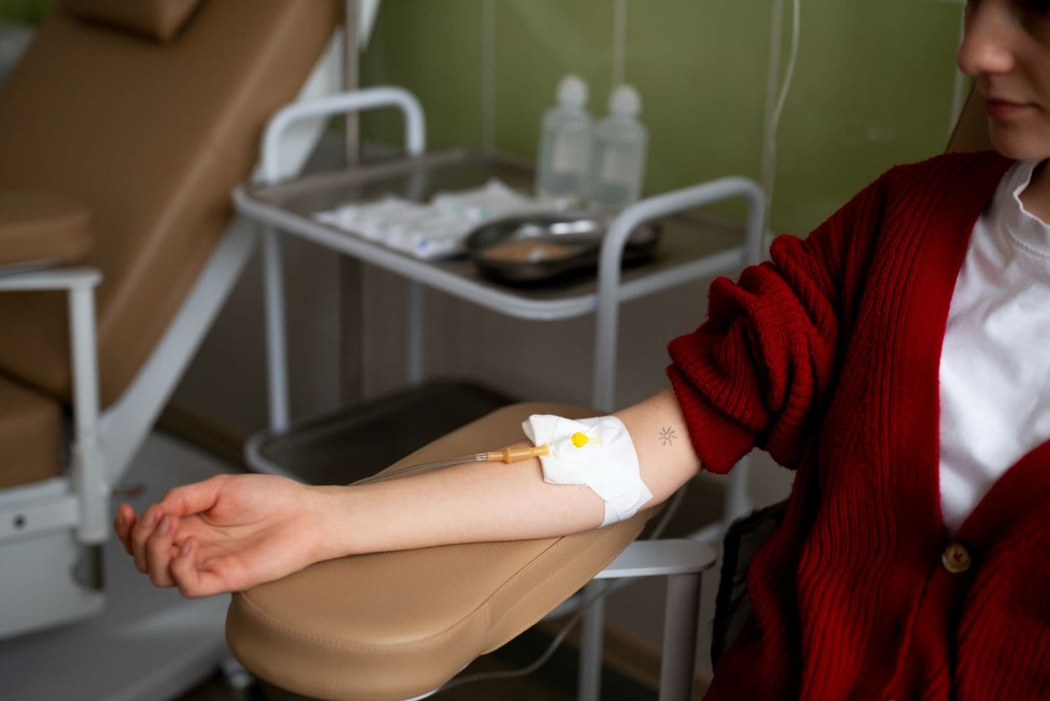 IV Drip for Food Poisoning