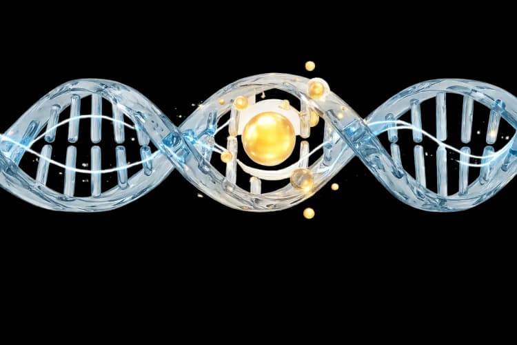 DNA cellular repair illustration