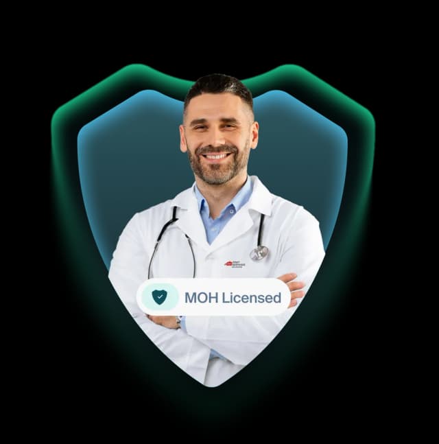MOH licensed doctor at home Fujairah