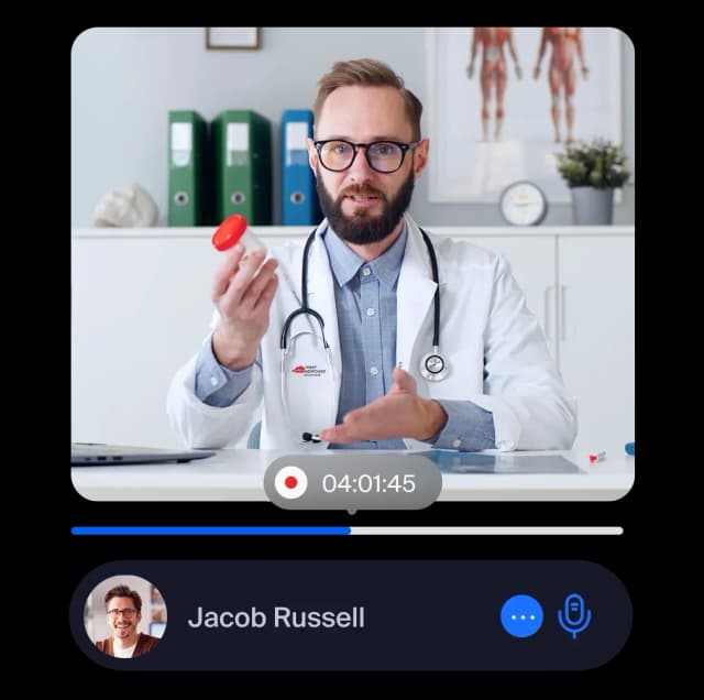 Doctor conducting a detailed online consultation with a patient in Dubai