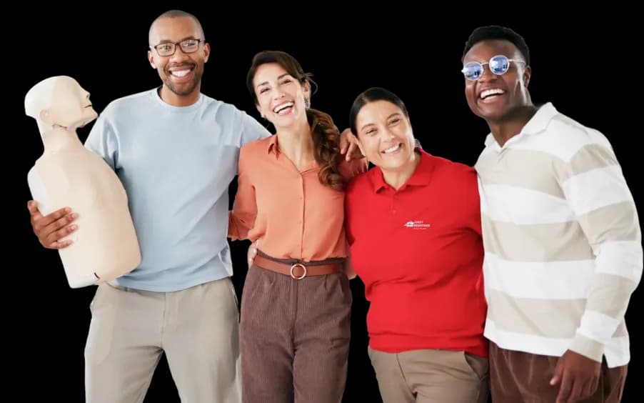 Professional first aid instructors delivering tailored emergency response training for corporate office staff and high-risk workplace environments.