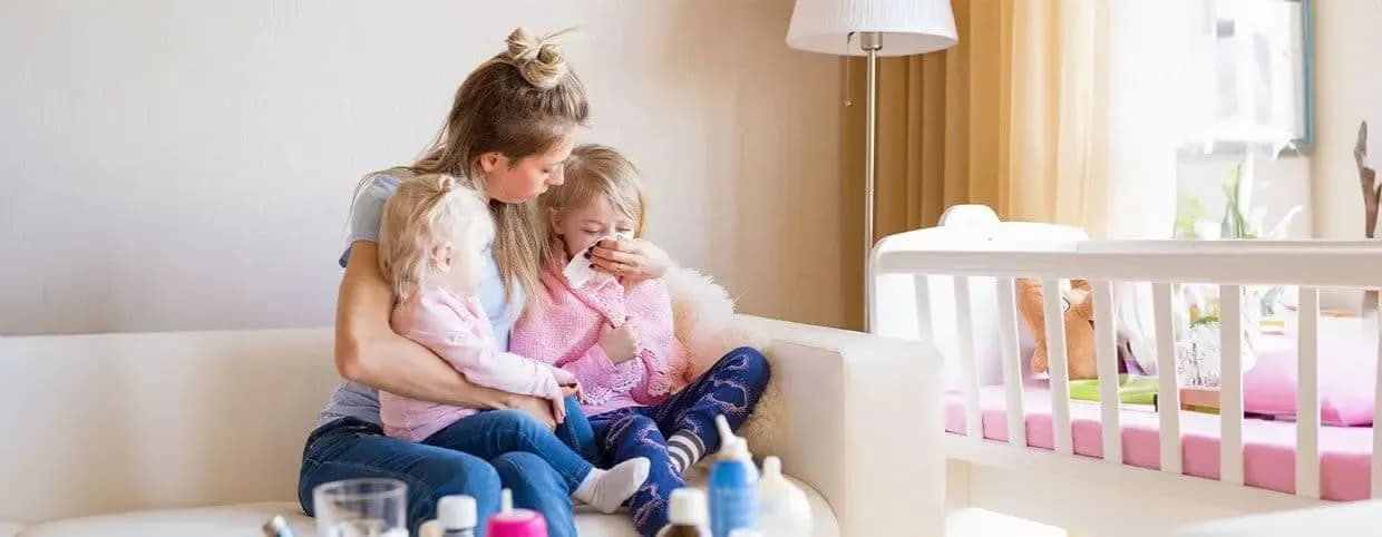 علاجات منزلية للسعال والزكام والتهابات الأذن عند الأطفال