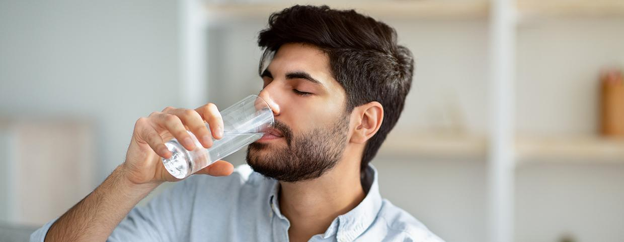 Drink plenty of water to prevent sinus infections