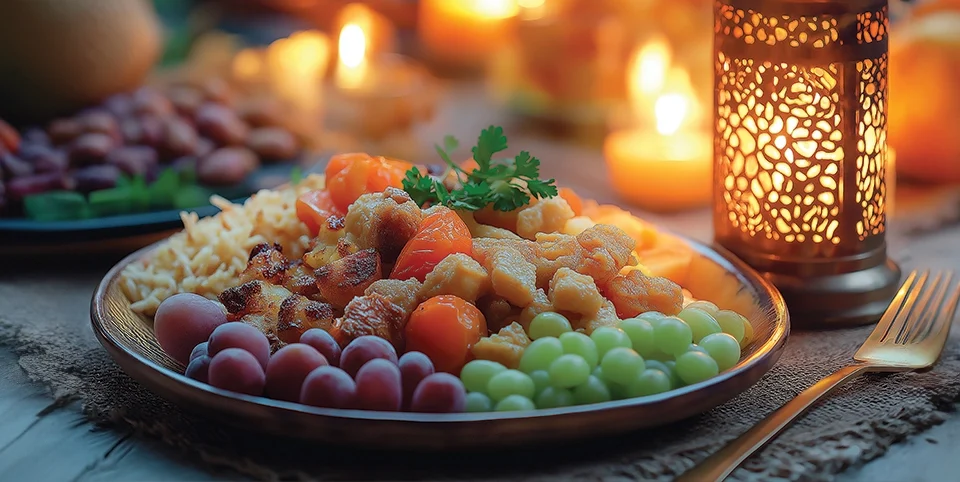 iftar platter offering a balanced and nutritious meal for breaking the fast