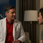 A doctor is consulting with a patient at hotel